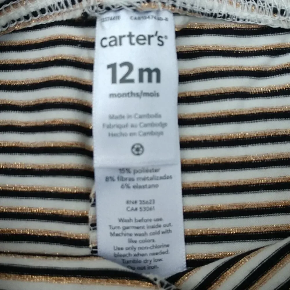 NWT Carter's Glow in the Dark Unicorn Tunic & Leggings